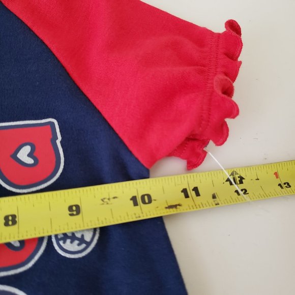 Boston Red Sox One Piece Creeper Baby Infant 12 Months Blue MLB Girls NWOT - Picture 8 of 9